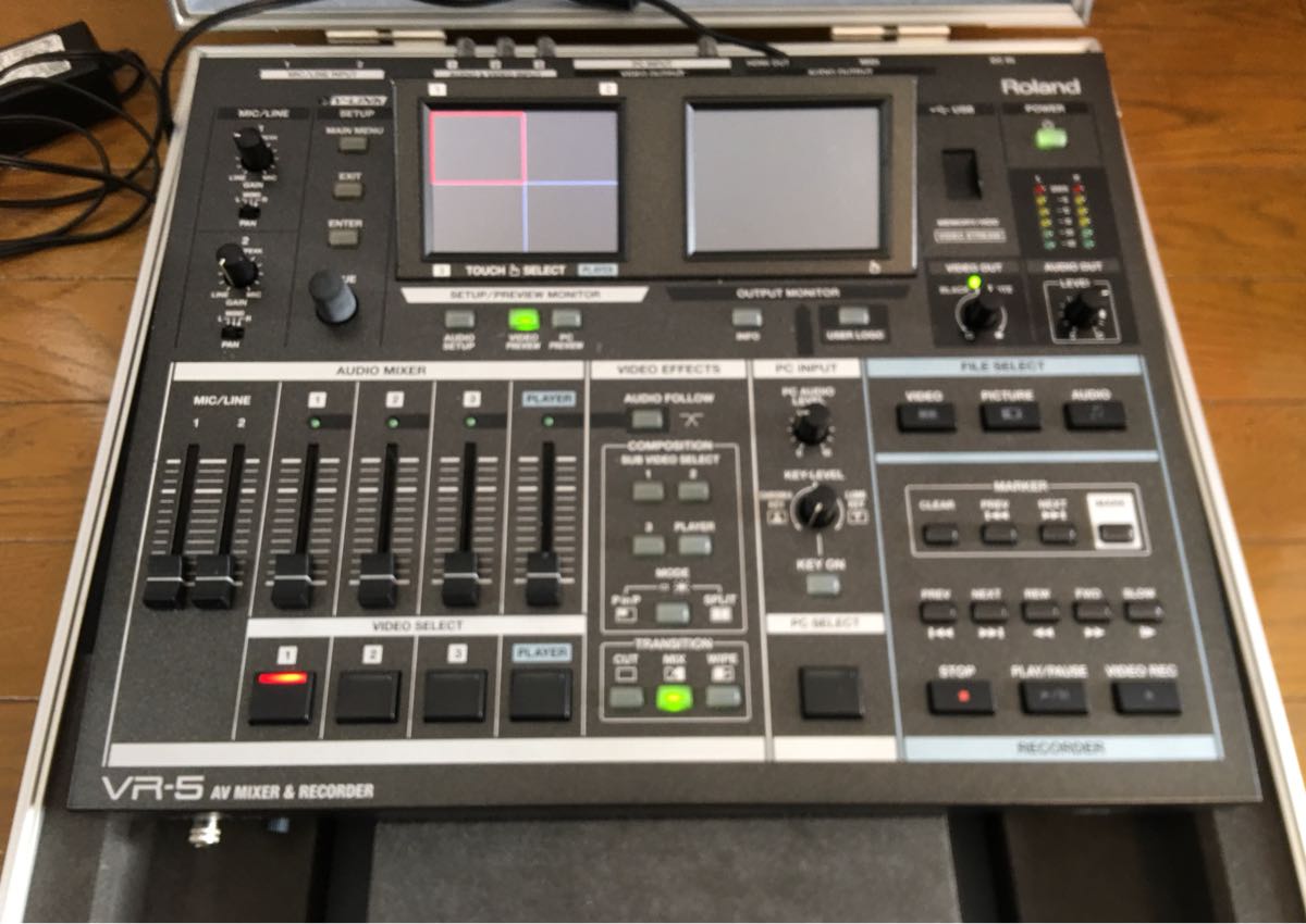 配信機器・PA機器・レコーディング機器 Roland VR-5 AV MIXER & RECORDER Roland VR-5 AV Recorder Mixer | Video Pro A⁄V - & and Switcher