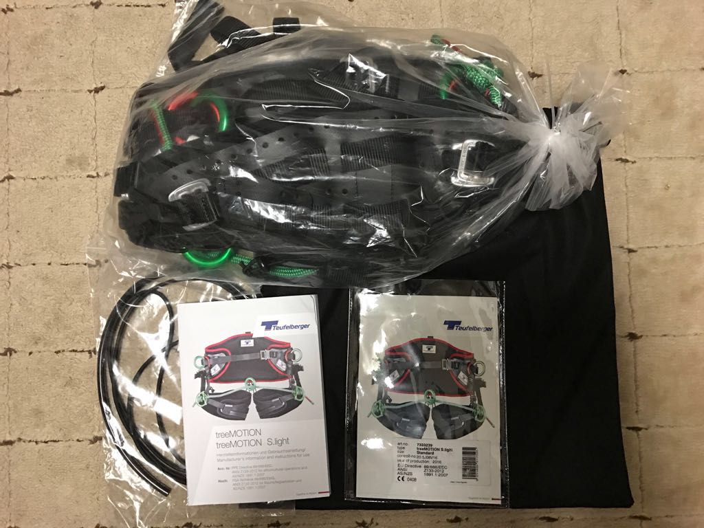 おすすめ！ 残り1個 ツリーモーション treeMOTION standerd ツリーハーネス (Teufelberger) アーボリスト