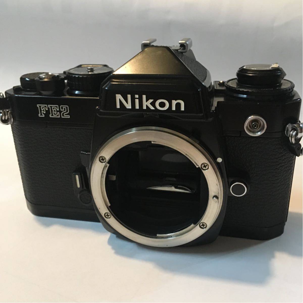 Nikon FE2 ブラック ボディ ニコン サンライズ (54015) 整備済 一眼