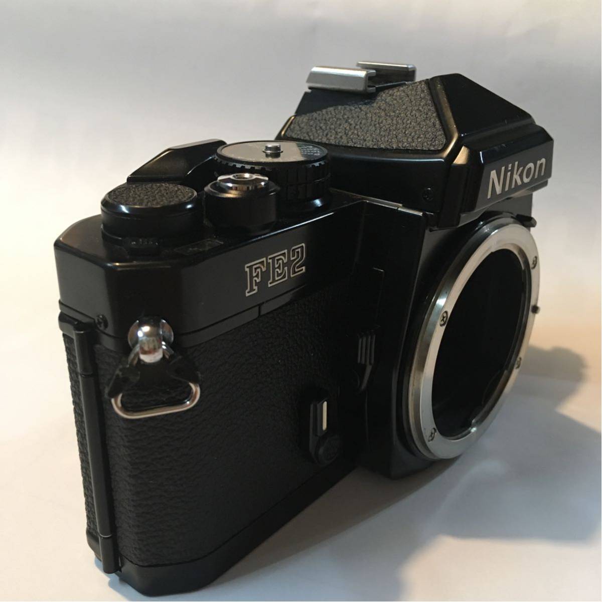 Nikon FE2 ブラック ボディ ニコン サンライズ (54015) 整備済 一眼