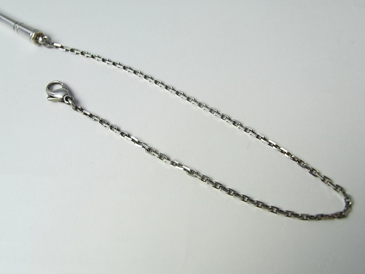 ◇HERMES/エルメス◇ チェーン付きボールペン◇シルバー SV925