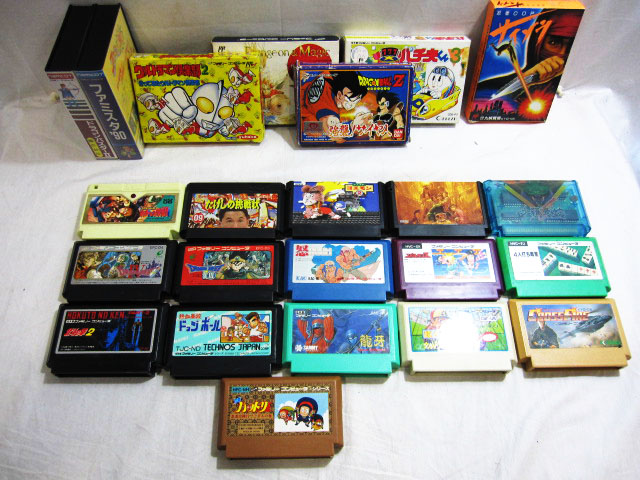 ファミコン　カセット　まとめて ◇ファミコン カセット ソフト 23本 まとめ セット◇/M タイトル