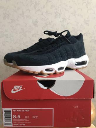 【大人気，お得】 正規品 Nike Air Max 95 Premium Navy Gum プレミアム スエード ネイビー 26.5cm(26.5cm)｜売買されたオークション情報、yahooの商品情報をアーカイブ公開 - オークファン 26.5cm
