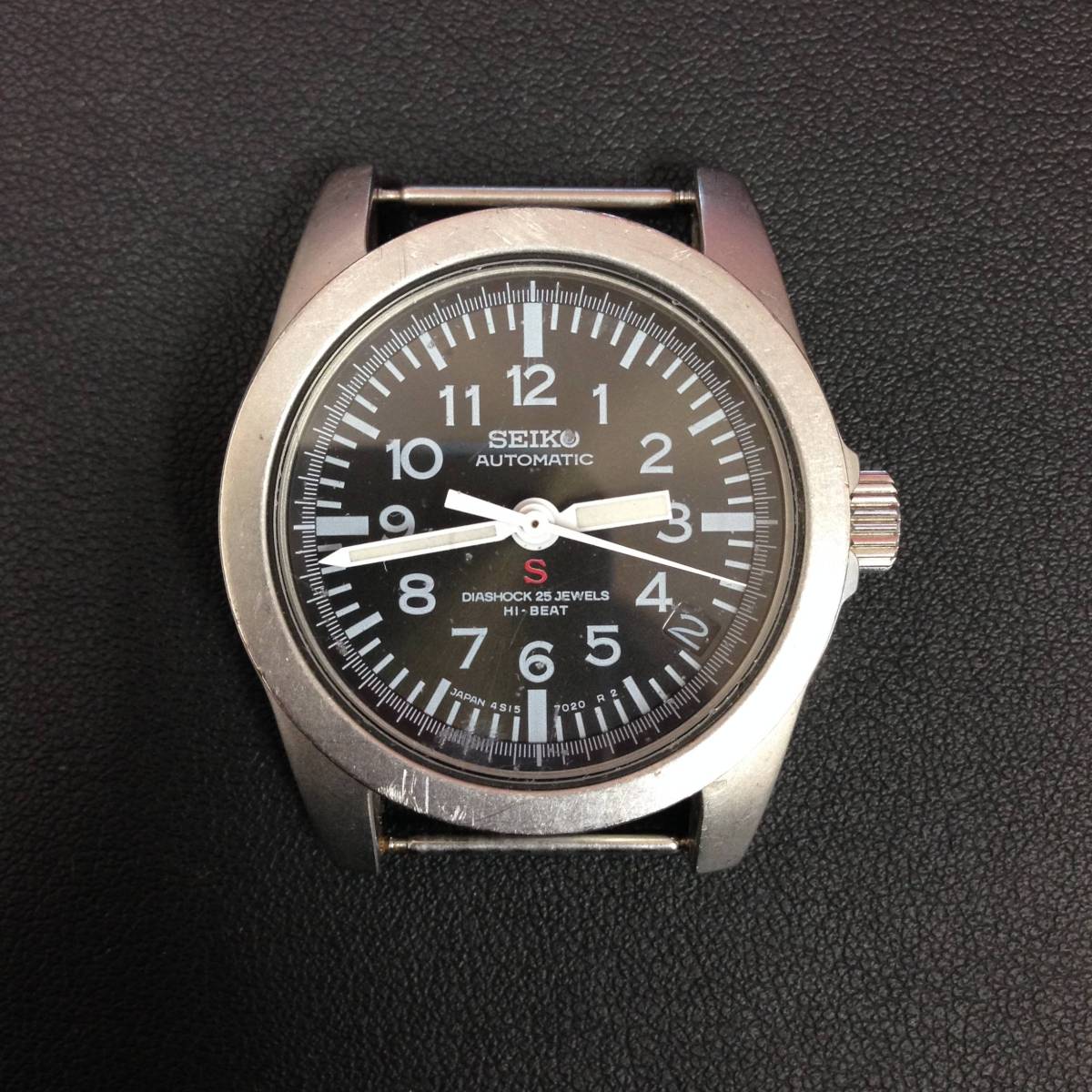 6U12001希少 SEIKO セイコー 自動巻き ハイビート 4S15-7020 メカサス 