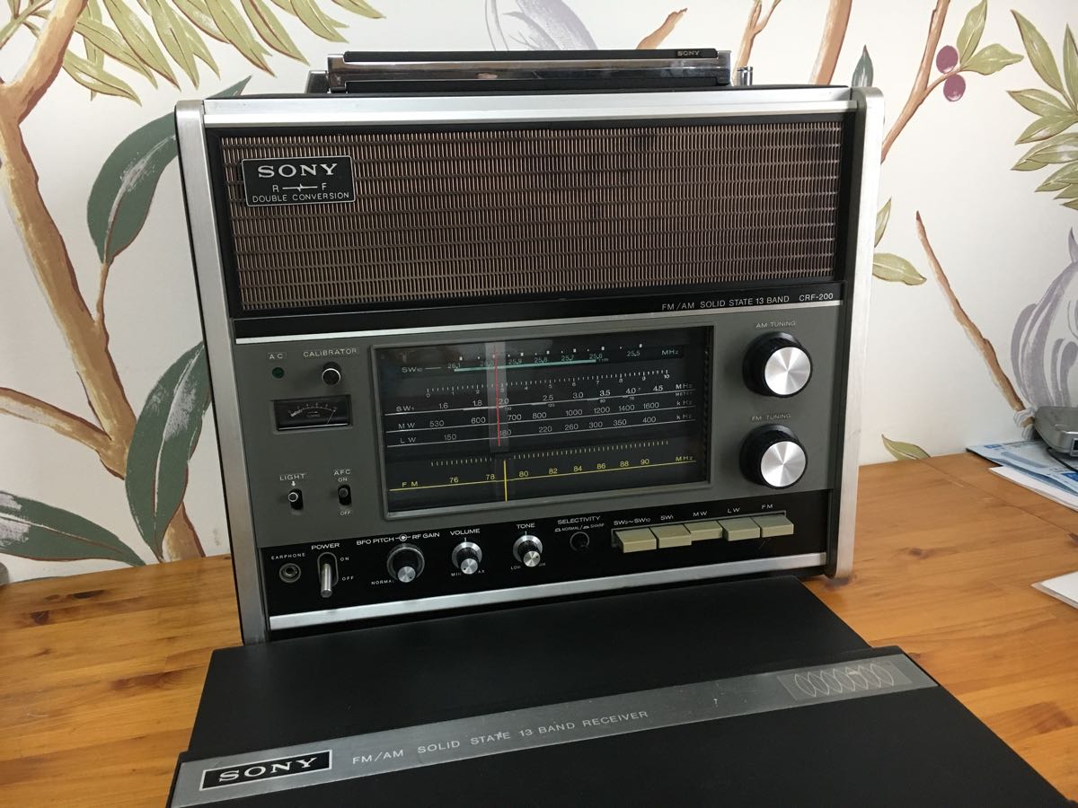 CRF-200 SONY BCLラジオ WORLD ソニー ZONE SONYソニー 0 AM⁄SW⁄FM