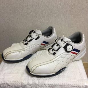 callaway キャロウェイ ゴルフシューズ ゴルフ GOLF ダイヤル式 カラー 白 サイズ 26㎝ 商品評価 【4】
