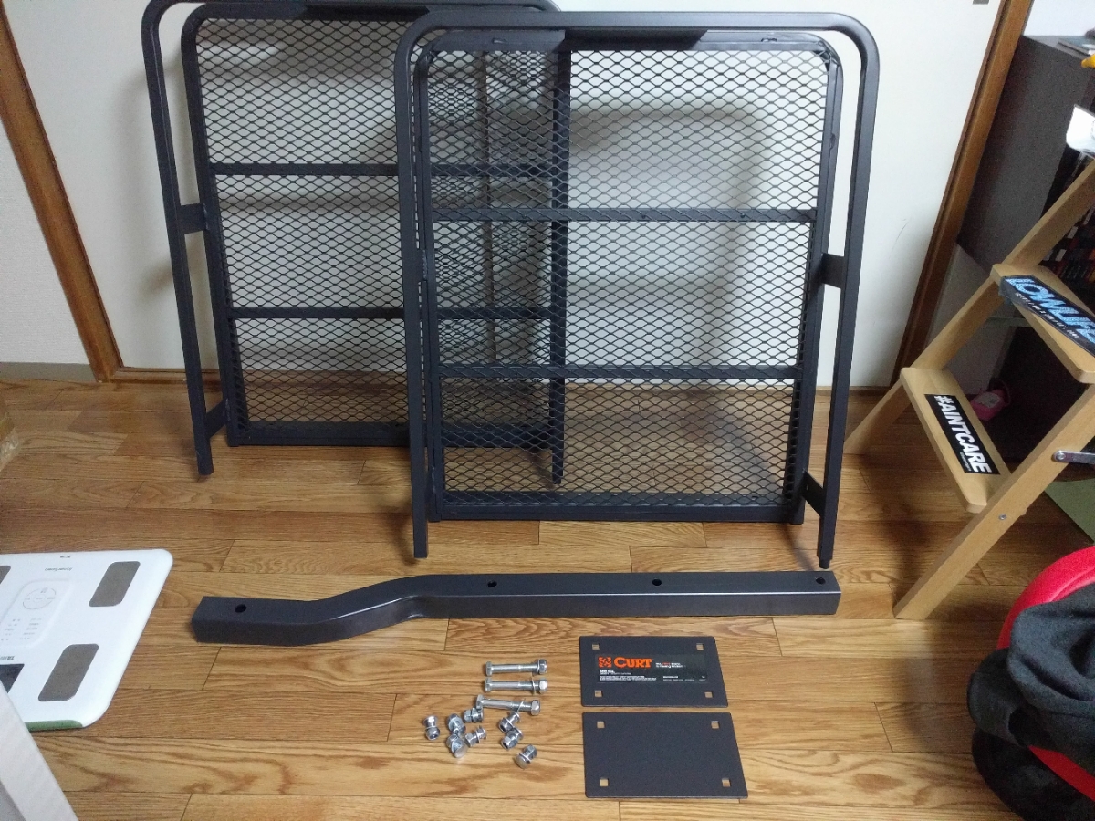 ヒッチキャリア CURT ヒッチカーゴ 正規品 0 | 折りたたみ CURT製 