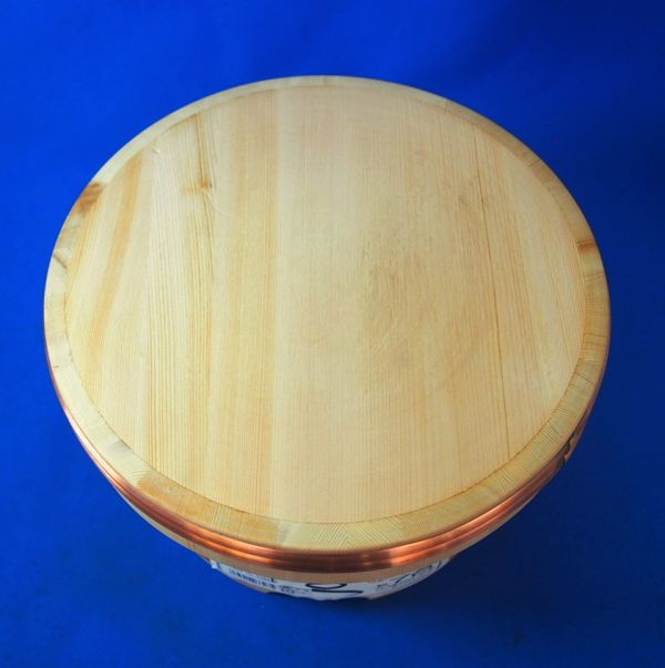 HAPPY WOOD おひつ 約7合 木製さわら 銅タガ おひつ 7合 椹 のせびつ
