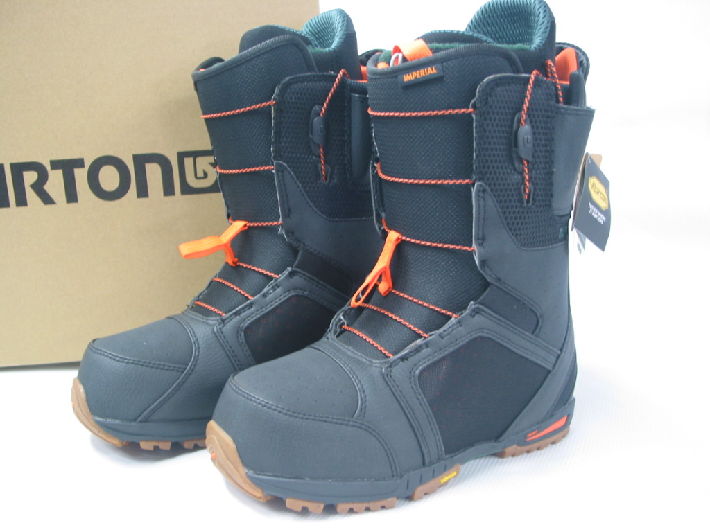 ☆BURTON スノーボード・ブーツ IMPERIAL アジアンフィット BLK/GUM