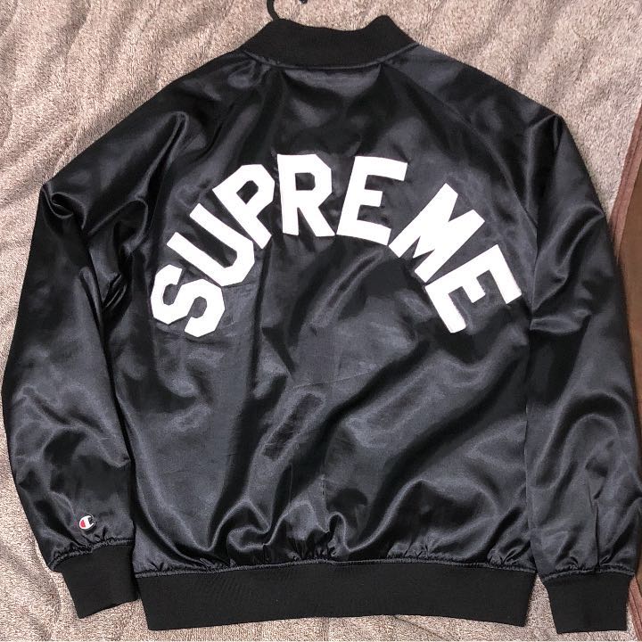 Champion ナイロンジャケット XL SUPREME supreme champion ブルゾン XL 黒 supreme 【公式通販】