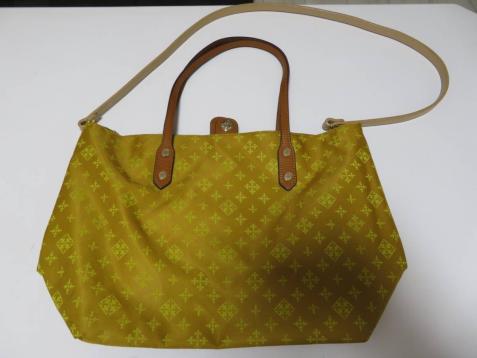 美品)russet ラシット トートバッグ マスタード×イエロー 2way 斜 