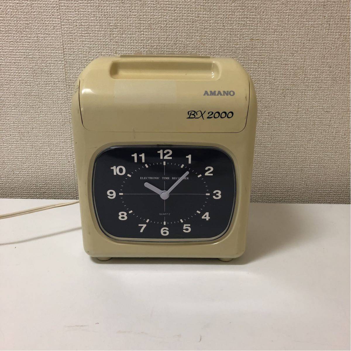 ☆中古 AMANO タイムレコーダー BX2000 ☆ タイムレコーダー 【公式通販】