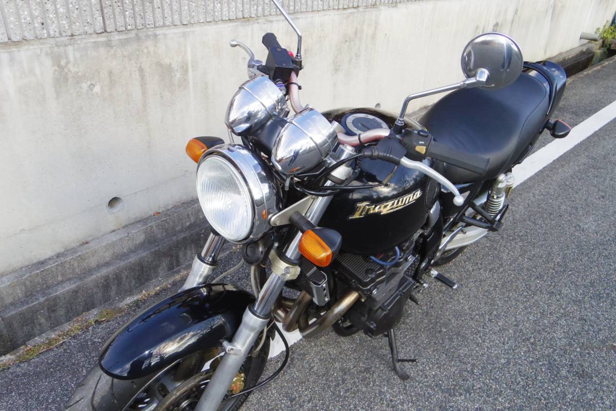 SUZUKI イナズマ400 黒色 車検あり 人気のブラックメタリック 