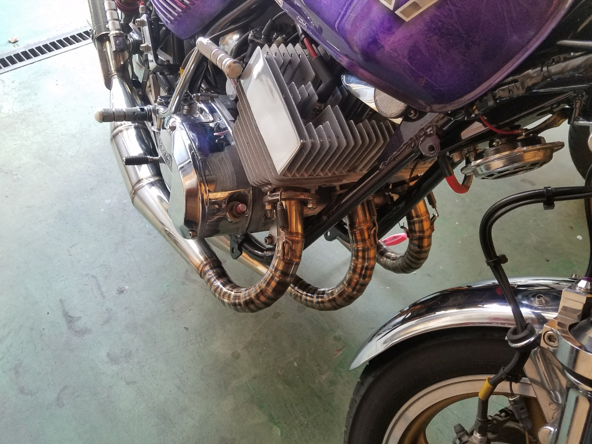 KH400 | KH250 BEETエキスパートチャンパー（爆竹） 俺のCBX400F BEET 