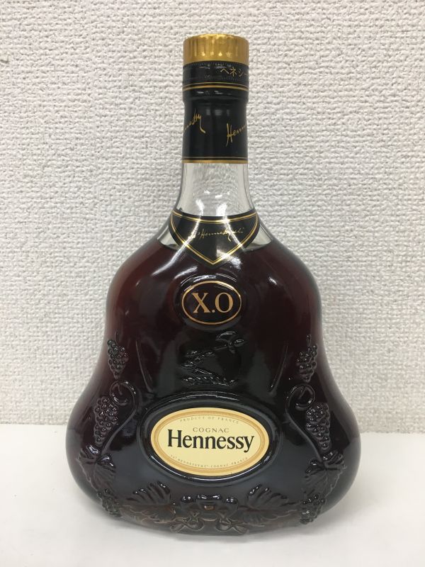 未開栓ヘネシーXO ヘネシーXO 金キャップ Hennessy XO 700ml クリア