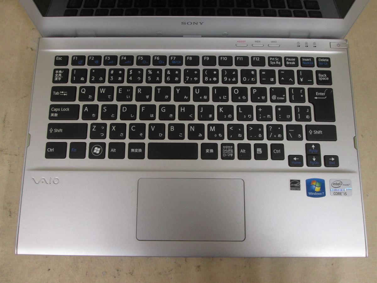 SONY VAIO SVT131A11N SVT13119FJS Core i5 3317U 1.70GHz 4GB 13.3型 