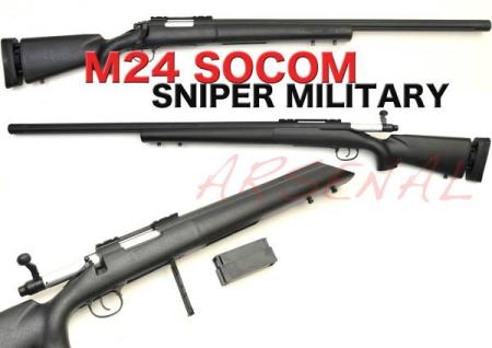 赤字超特価，安い Classic Army M24 SOCOM SNIPER Military type BK 最新ロット(エアガン)｜売買されたオークション情報、yahooの商品情報をアーカイブ公開 - オークファン エアガン