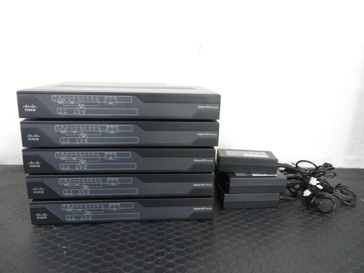 CISCO SYSTEMS ルータ C891FJ-K9 5台セット SP00489(ルーター)｜売買されたオークション情報、yahooの商品 ...