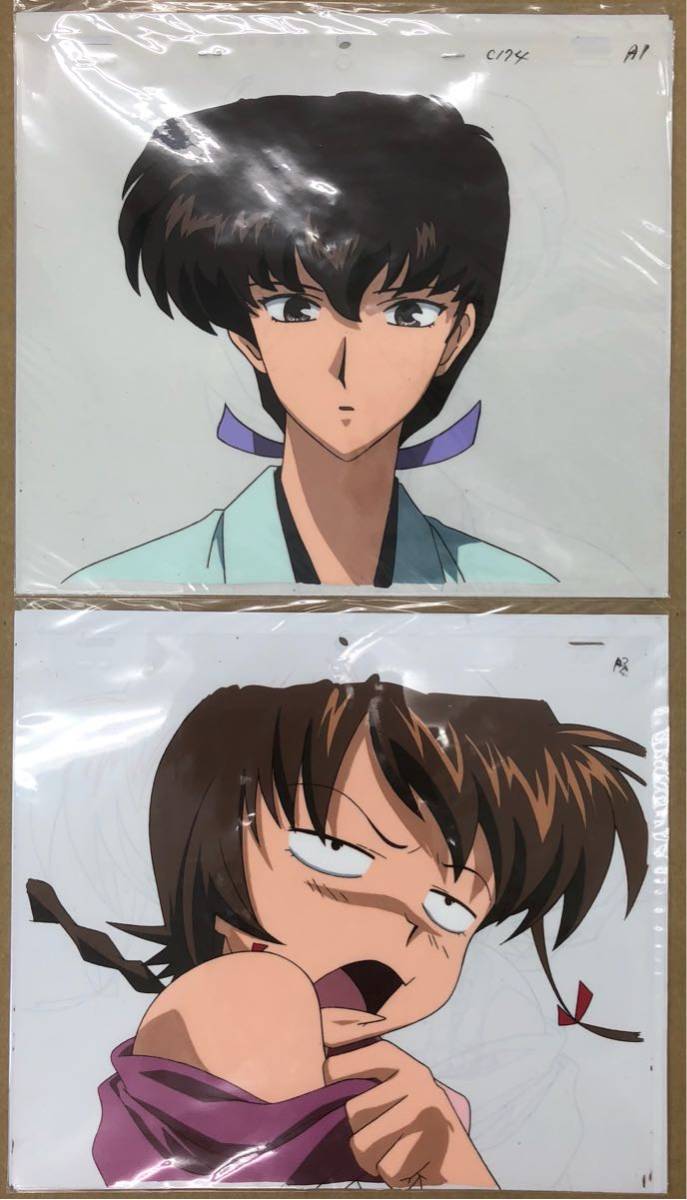 アニメ「風まかせ月影蘭」／セル画 4枚セット B(か行)｜売買された