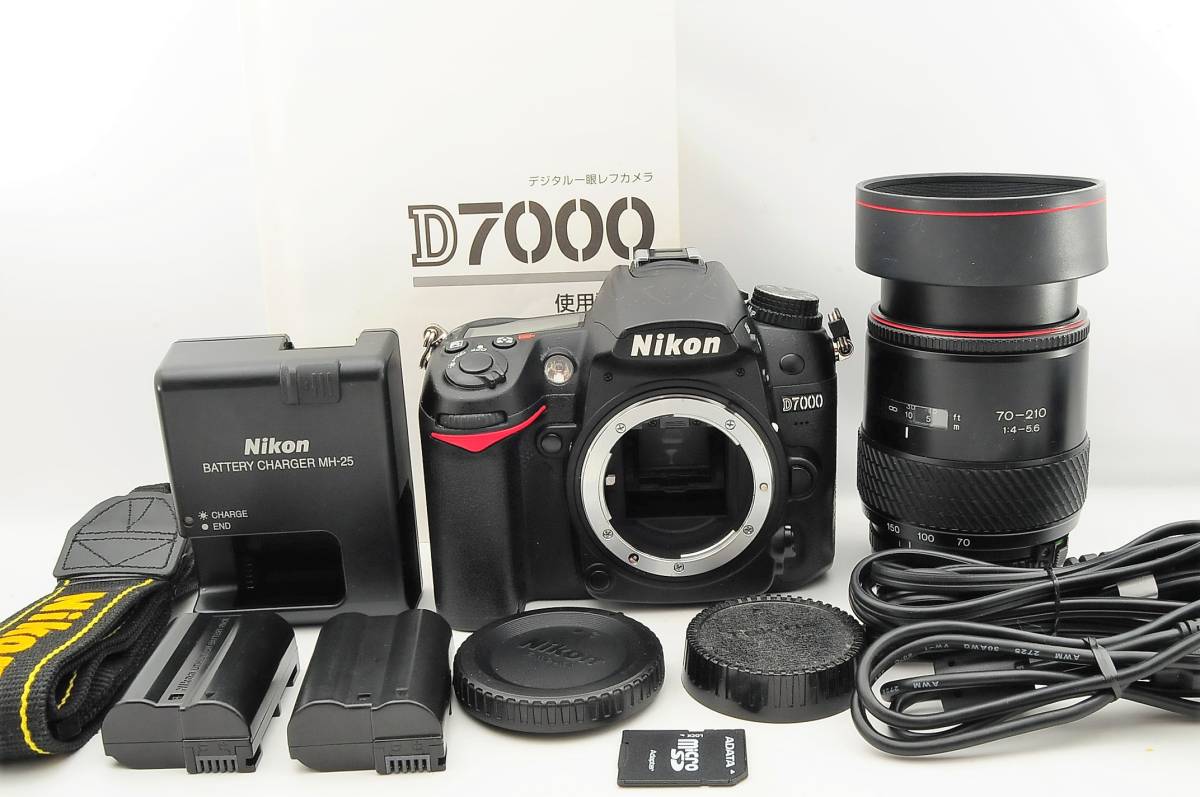 ★極上美品★Nikon ニコン D7000 望遠レンズセット SDカード付き♪