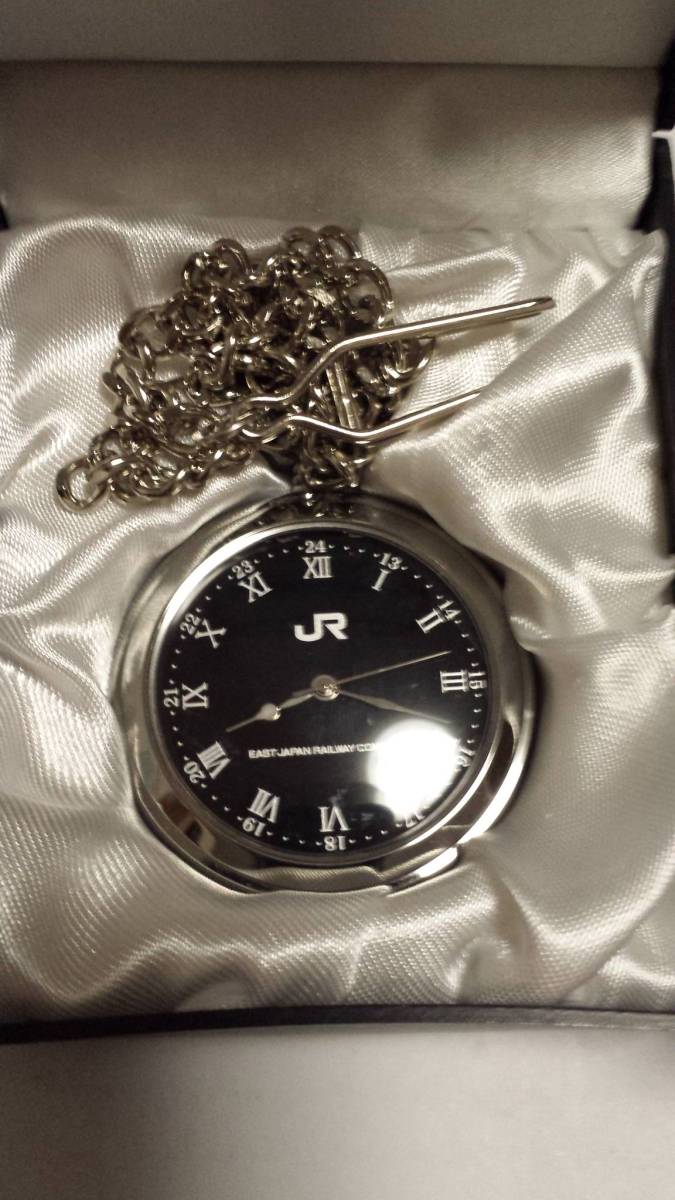 未使用 ⭐️ 非売品 JR東日本 20周年記念 懐中時計 スタンプラリー 非売品】 JR東日本 20周年スタンプラリー景品 オリジナル懐中時計 未