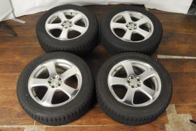 良品 BLIZZAK DM-V1 4本 12年 225/60R17 99Q ROZEST 17X7JJ OFF48 PCD100