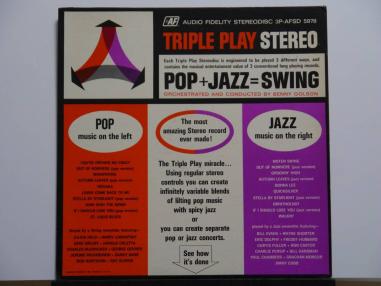 ☆BILL EVANS / POP + JAZZ = SWING☆AUDIO FIDELITY Orig レコード
