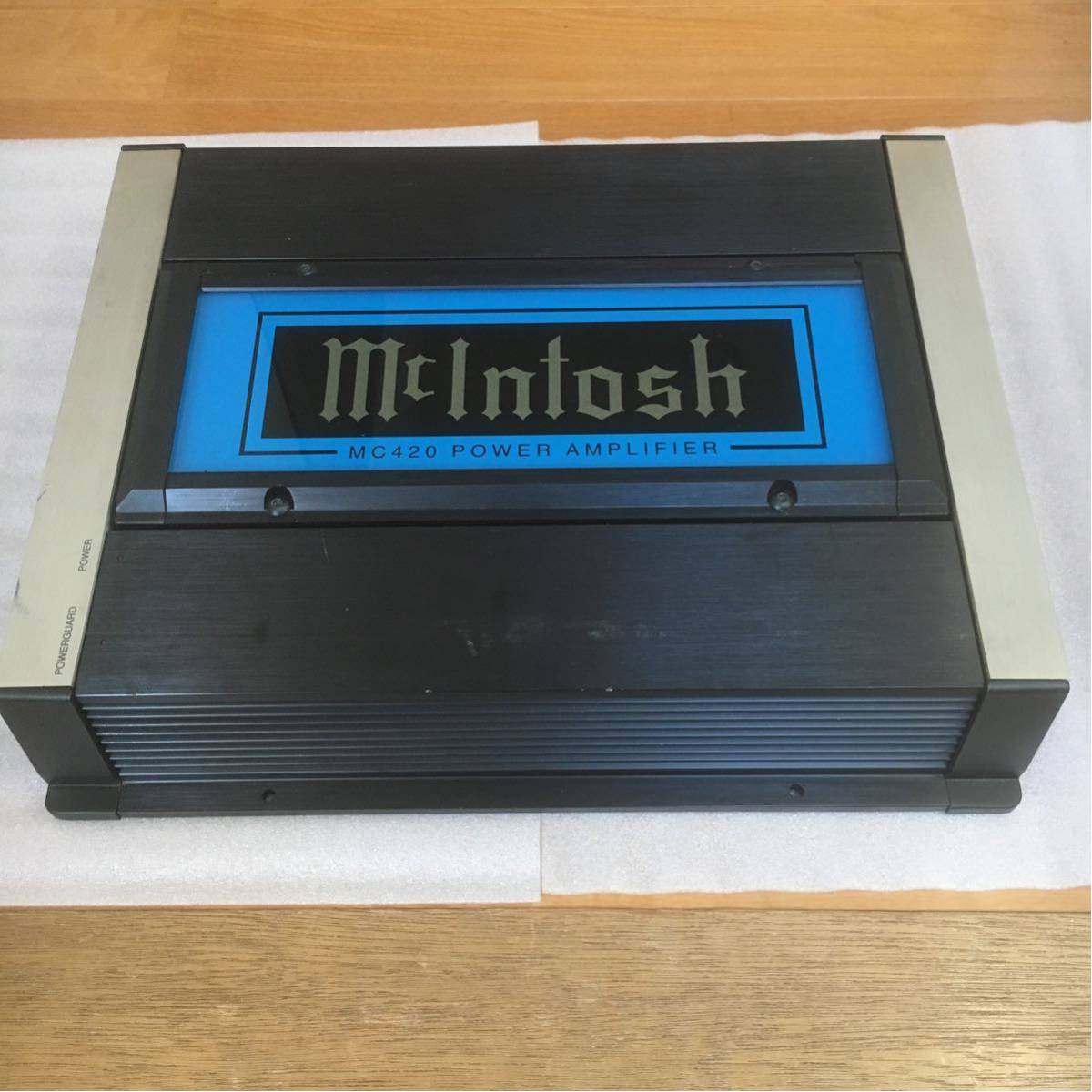 MC420 マッキントッシュ McIntosh Mcintosh パワーアンプ MCINTOSH 