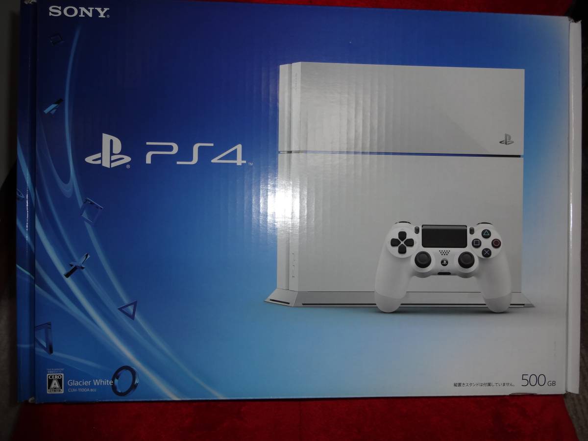 中古良品 PS4本体 ホワイト CUH-1100AB02 グレイシャー・ホワイト 0 