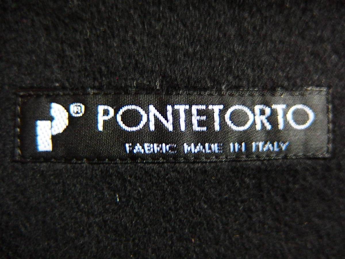 ★☆トゥモローランドBALLSEY　イタリア生地 PONTETORTO社上質ウール　アルパカ混ウールコート　３８　黒　　♪☆