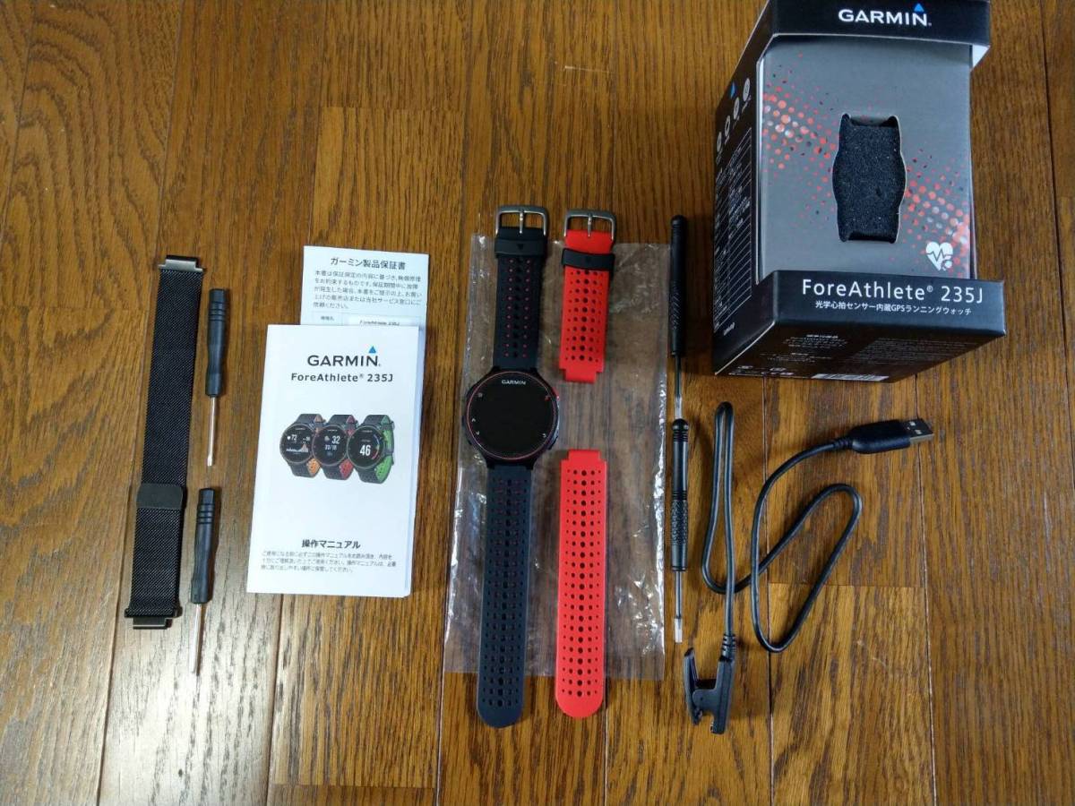 ForeAthlete 230J 中古美品 GARMIN ブラック ガーミン 0 GARMIN
