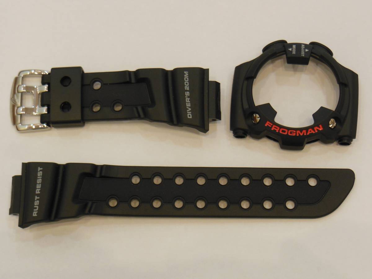 未使用 カシオ 純正G-SHOCK DW-9900-1A 用ベルト ベゼルのセット DW-9900-