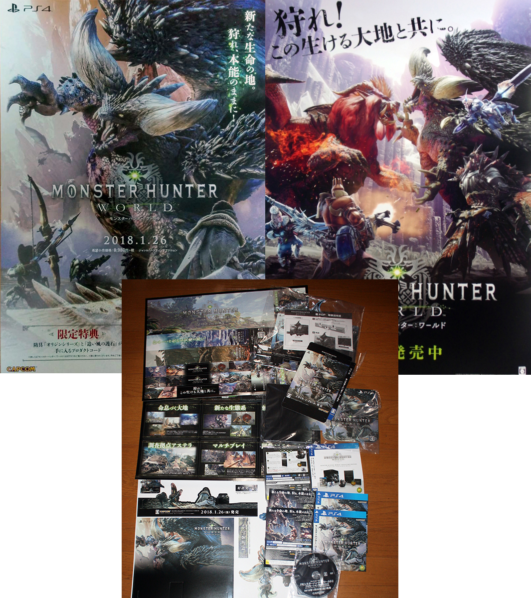 非売品 モンスターハンター やめ 発売前販促パンフレット ポスター 