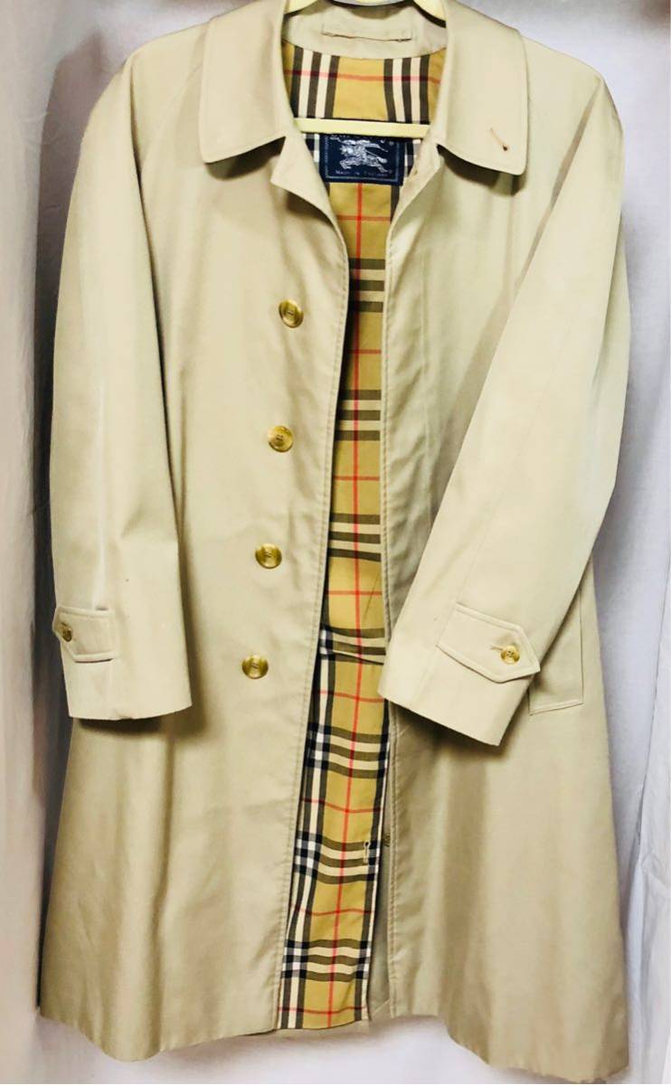大人気，新品 ヴィンテージ バーバリー メンズコート イングランド製 ステンカラーコート サイズ50 M/L サイズ BUBERRYS 英国製(Lサイズ)｜売買されたオークション情報、yahooの商品情報をアーカイブ公開 - オ 男性用