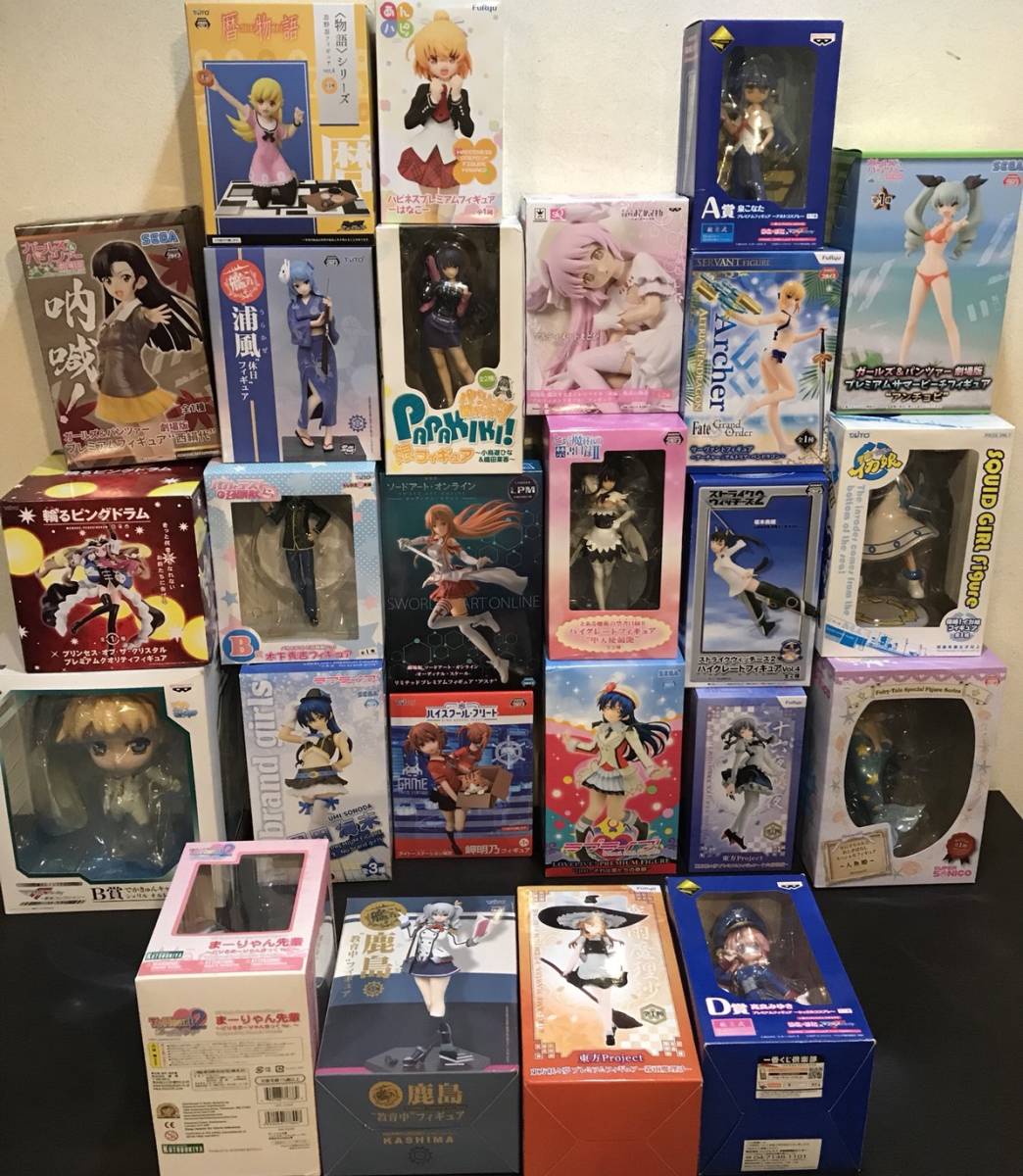 □2.5 ほぼ未開封 美少女 プライズ まとめセット ガルパン ラブライブ