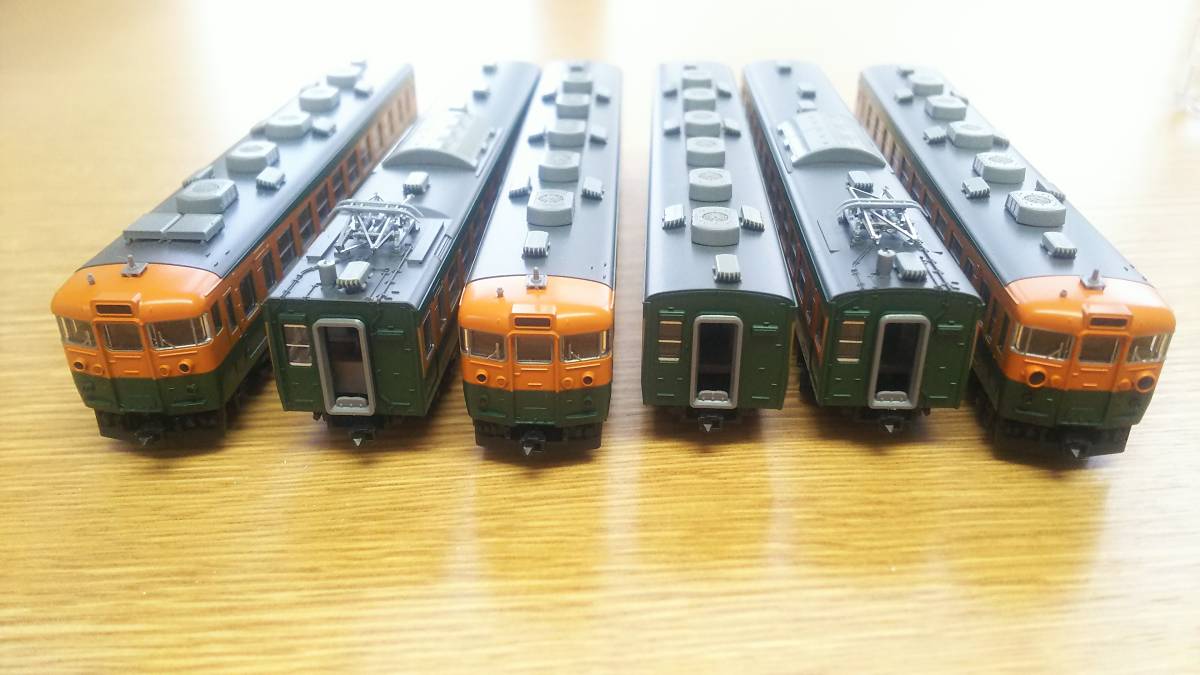 Nゲージ 鉄道模型 165系 湘南色 7両セット TOMIX ジャンク Tomix
