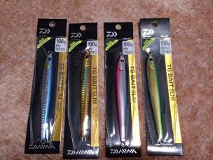 新品 ダイワ TGベイト スリム 100g マイワシ、アカキン、ブルピン