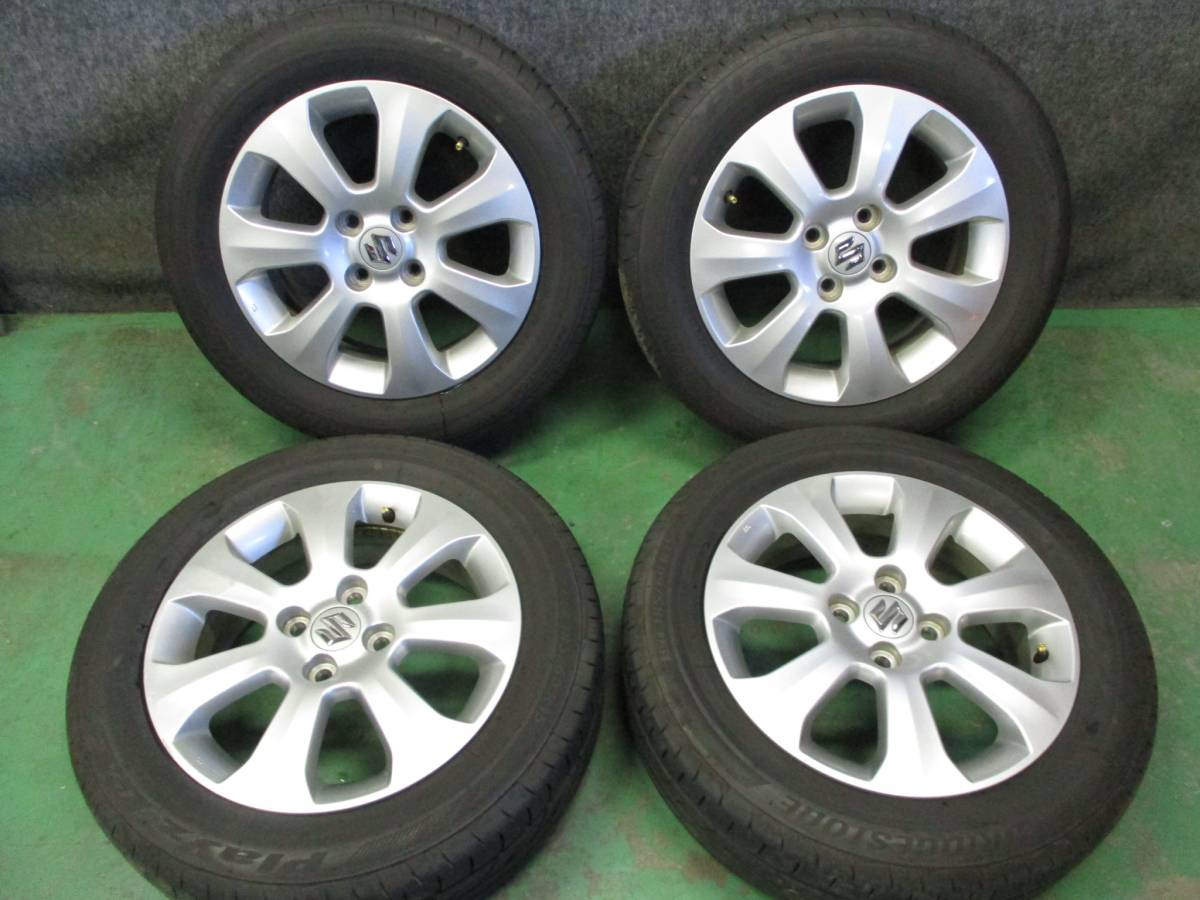 スズキ　スプラッシュ純正アルミ　185/60R15　バリ山4本　スイフトにも