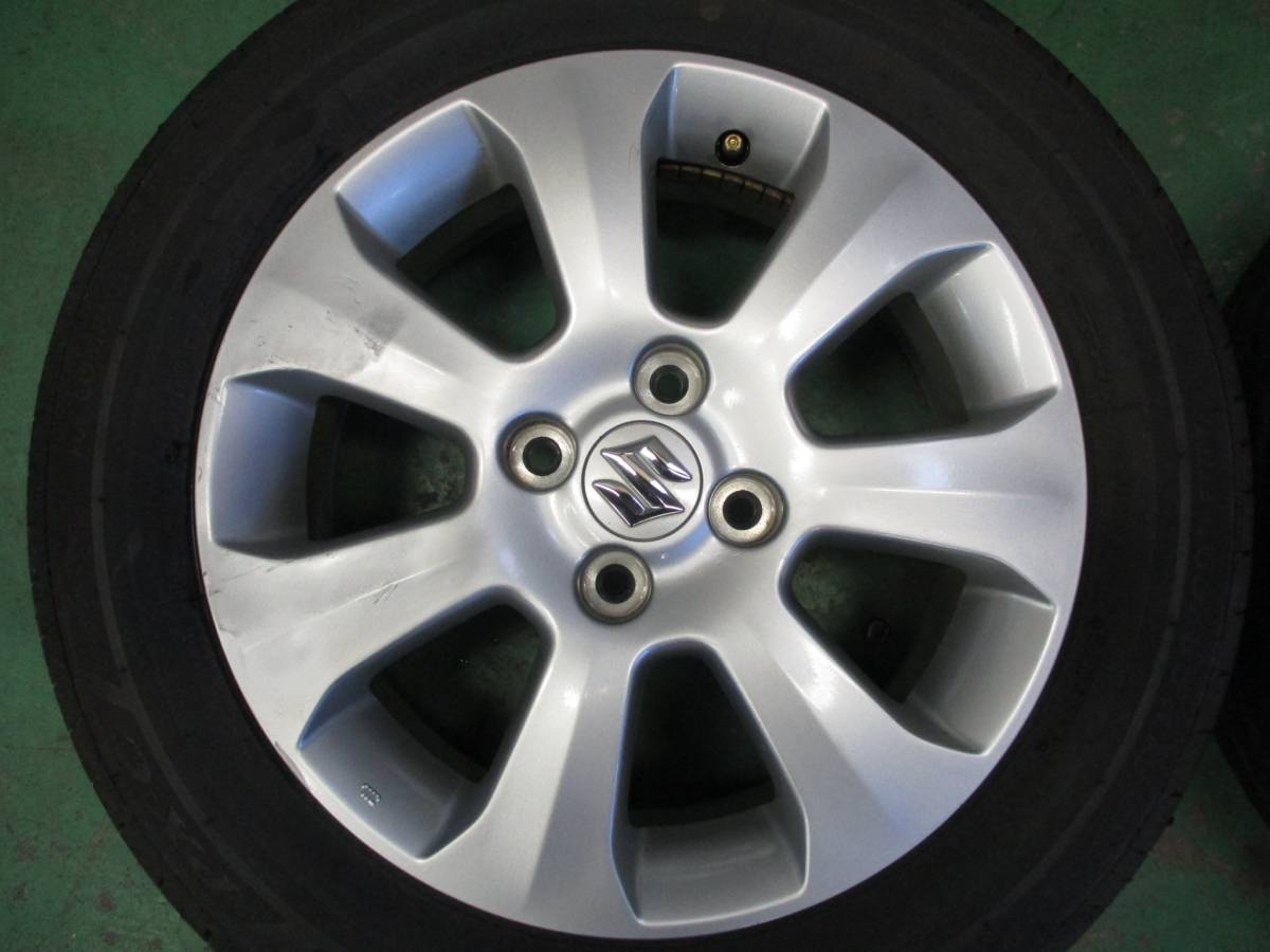 スズキ　スプラッシュ純正アルミ　185/60R15　バリ山4本　スイフトにも