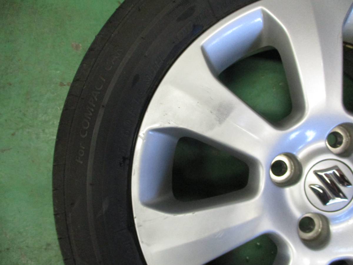 スズキ　スプラッシュ純正アルミ　185/60R15　バリ山4本　スイフトにも