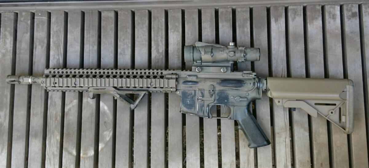 東京マルイ 次世代 M4A1 SOPMOD カスタム品 マガジン＋スコープ付属 M4 