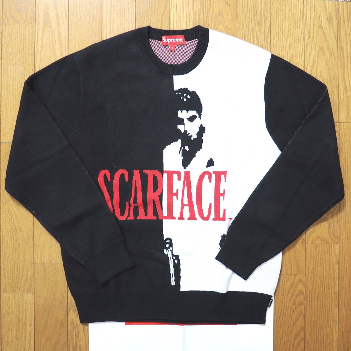 新品☆Supreme 17FW Scarface Sweater S キムタク着用 シュプリーム 