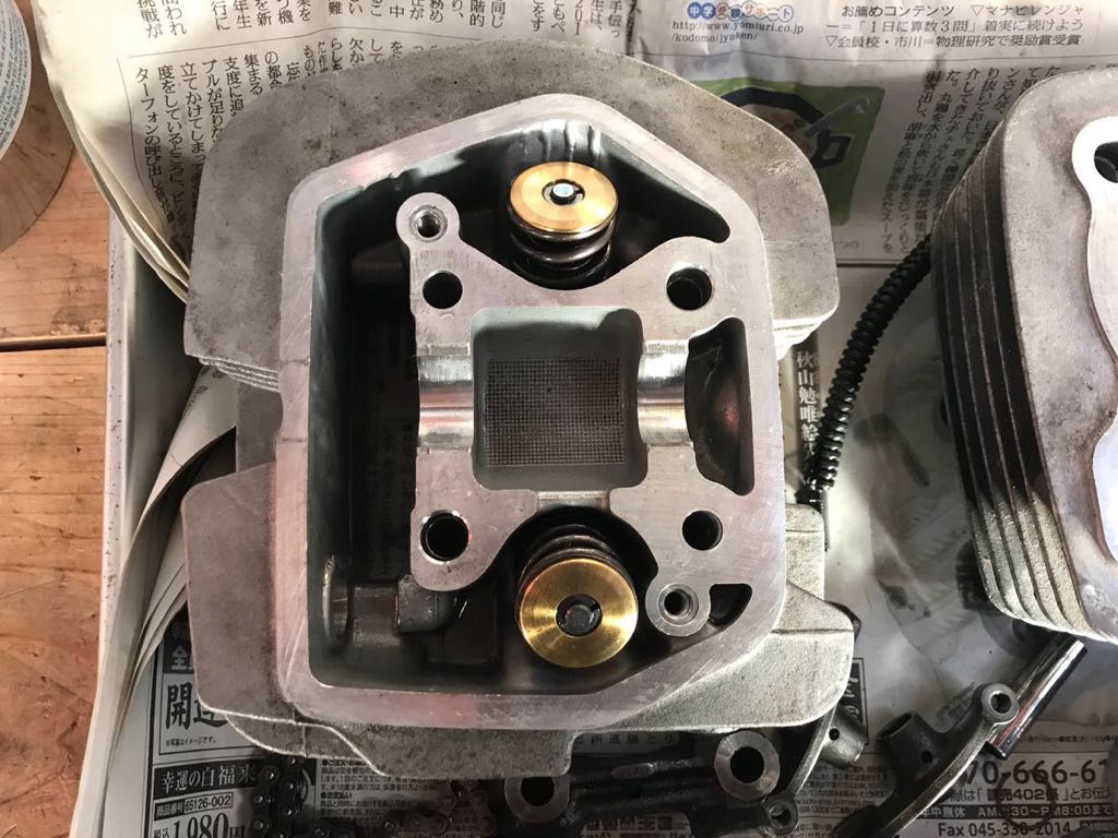 エイプ100 XR100モタード シリンダーヘッド シリンダー ピストン 115cc