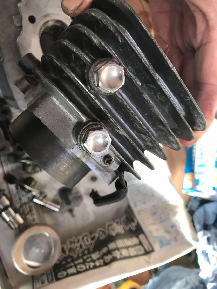 エイプ100 XR100モタード シリンダーヘッド シリンダー ピストン 115cc