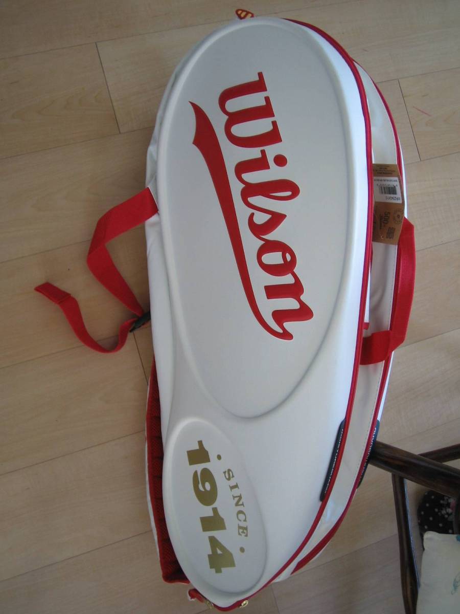 新品，格安 Wilson ツアーバッグ 9PK 100周年記念モデル(ラケットバッグ)｜売買されたオークション情報、yahooの商品情報をアーカイブ公開 - オークファン ラケットバッグ