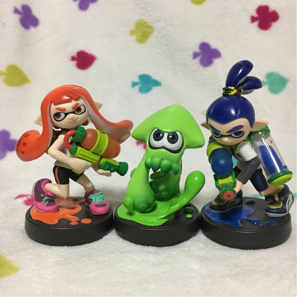 初期化済み 任天堂 スプラトゥーン amiibo アミーボ ボーイ ガール