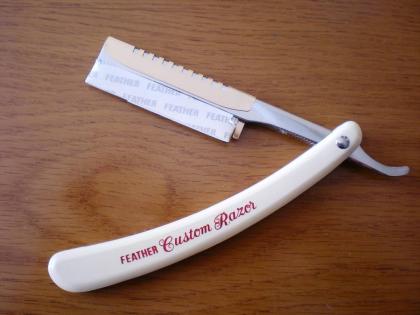 希少 新品 業務用レザー　Canon Razor　日本製　西洋剃刀 最高級レザーカミソリ 5⁄8 【1円～】Canon Razor カミソリ 業務用