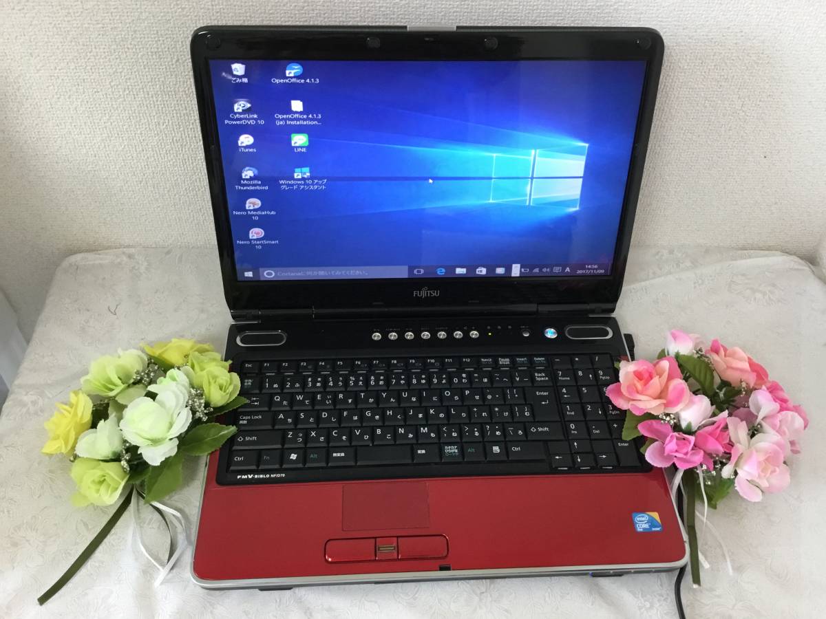 Windows8.1 富士通ノートPC NF/D50 Core2Duo 2GB Office