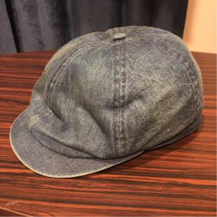 メンズ RRL DENIM NEWSBOY CAP デニム ニュースボーイキャップ