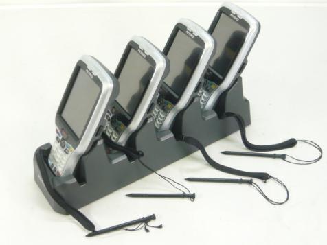 【4台セット】 KEYENCE/キーエンス 【BT-W100】大画面ハンディターミナル 4連充電器付き (No.B136)